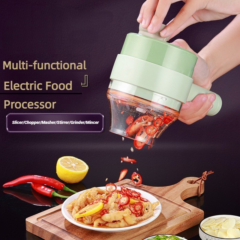Kitchen Gadgets China - ワイヤレス電気フードプロセッサー、野菜カッター、フルーツスライサー、ガーリックマッシャー、ミンサー、ハンドヘルドスターラー、キッチンアクセサリー