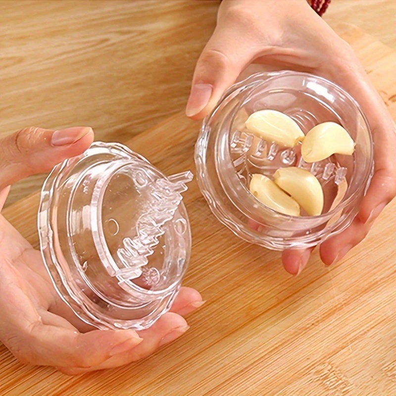 Kitchen Gadgets China - 1/2個 手動ポータブルガーリッククラッシャー - にんにくや生姜を潰すためのツイストキッチンガジェット、使いやすくお手入れも簡単