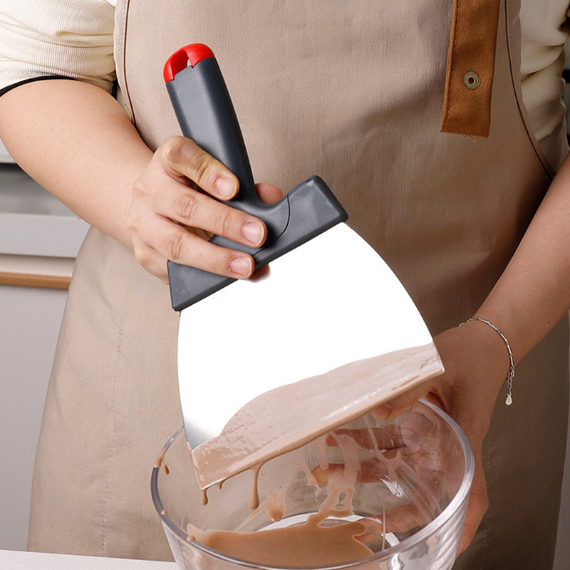 Kitchen Gadget Amazon - ステンレス鋼生地スクレーパーコーティングスパチュラチョコレートスクレーパーキッチンアクセサリーベーキングツールケーキ用キッチンガジェット