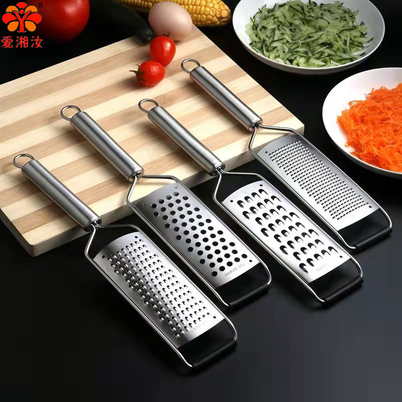 Kitchen Gadget Amazon - Aixiangru- チーズおろし金、レモンゼスト野菜おろし金、ペアリングナイフ、ホームガジェット、キッチンアクセサリー、304ステンレス鋼プッシュ