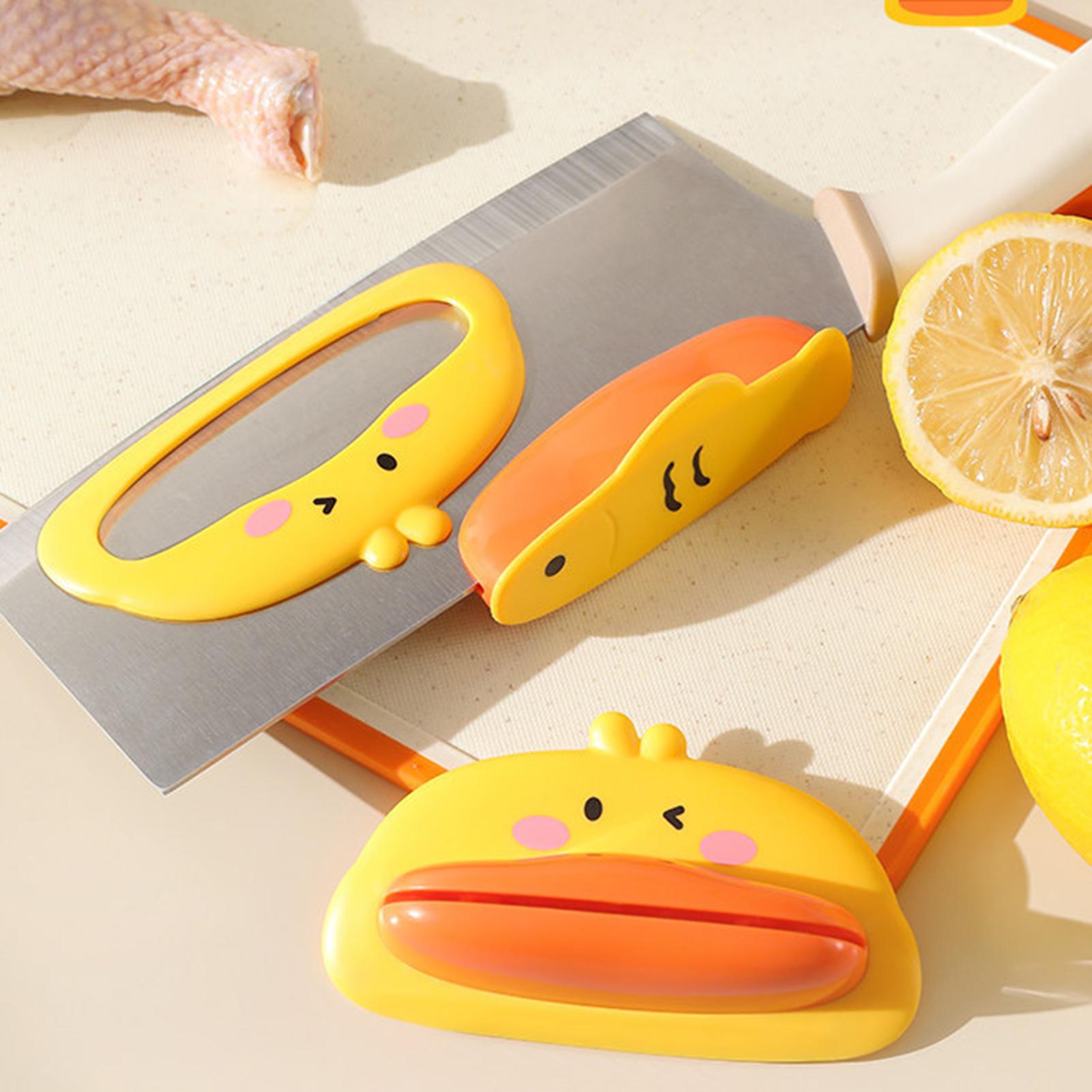Kitchenaid Kitchen Gadgets - アヒル型キッチンチョッピングエイド シリコン製マグネット式ハンドガード 滑り止め スライス 骨切り 省力