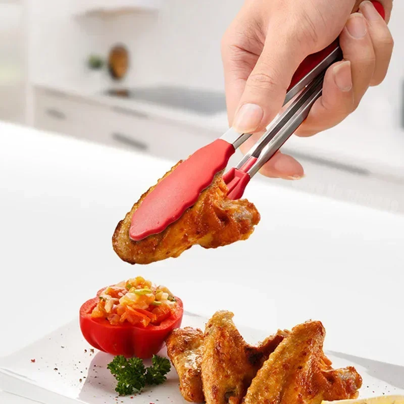 7インチ滑り止めフードトング、クリエイティブなBBQグリル、 - Kitchen Gadgets China のレビューと価格