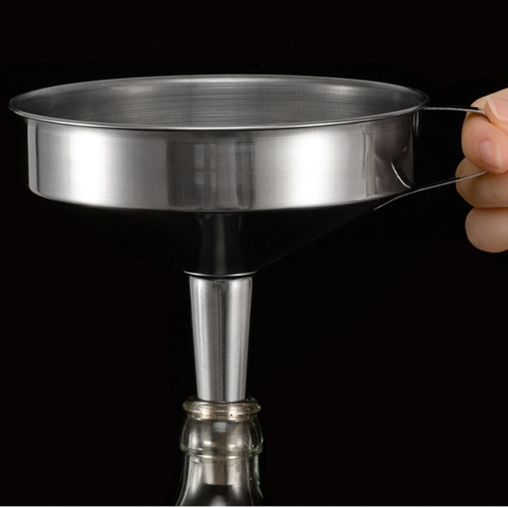 1Pc ステンレス鋼食用油漏斗広口キッチンアクセサリーバービ - Kitchen Gadgets China のレビューと価格