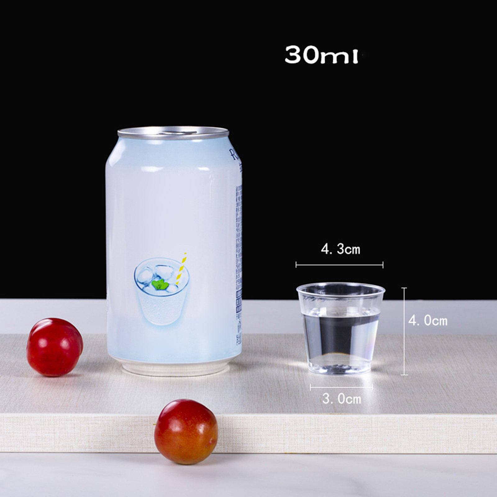 50 個 30 ミリリットル新しい使い捨て透明プラスチックカ - Kitchen Gadgets China のレビューと価格
