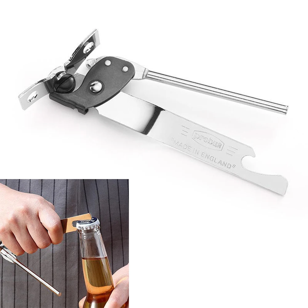 多機能ステンレス鋼食品缶缶手動栓抜き弱い手キッチンアクセサリ - Kitchen Gadget Amazon のレビューと価格