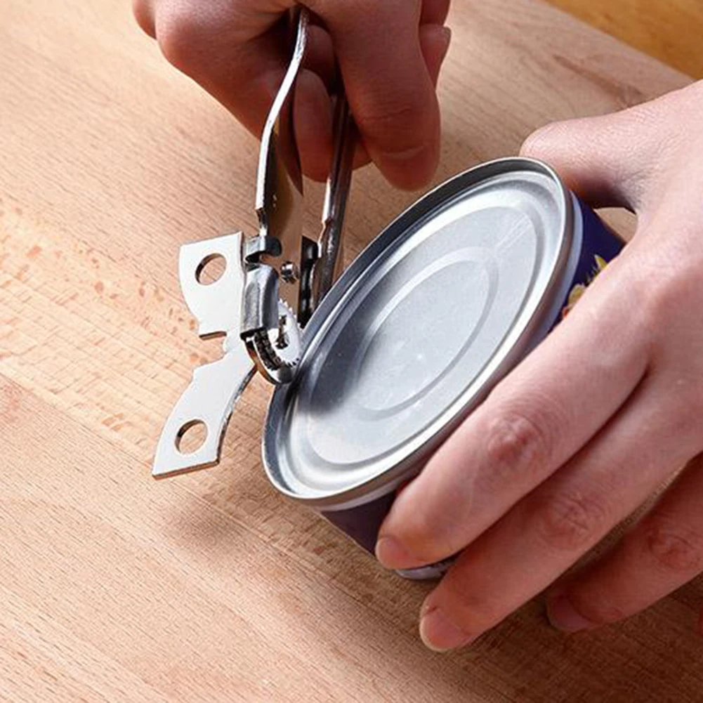 多機能ステンレス鋼食品缶缶手動栓抜き弱い手キッチンアクセサリ - Kitchen Gadget Amazon のレビューと価格