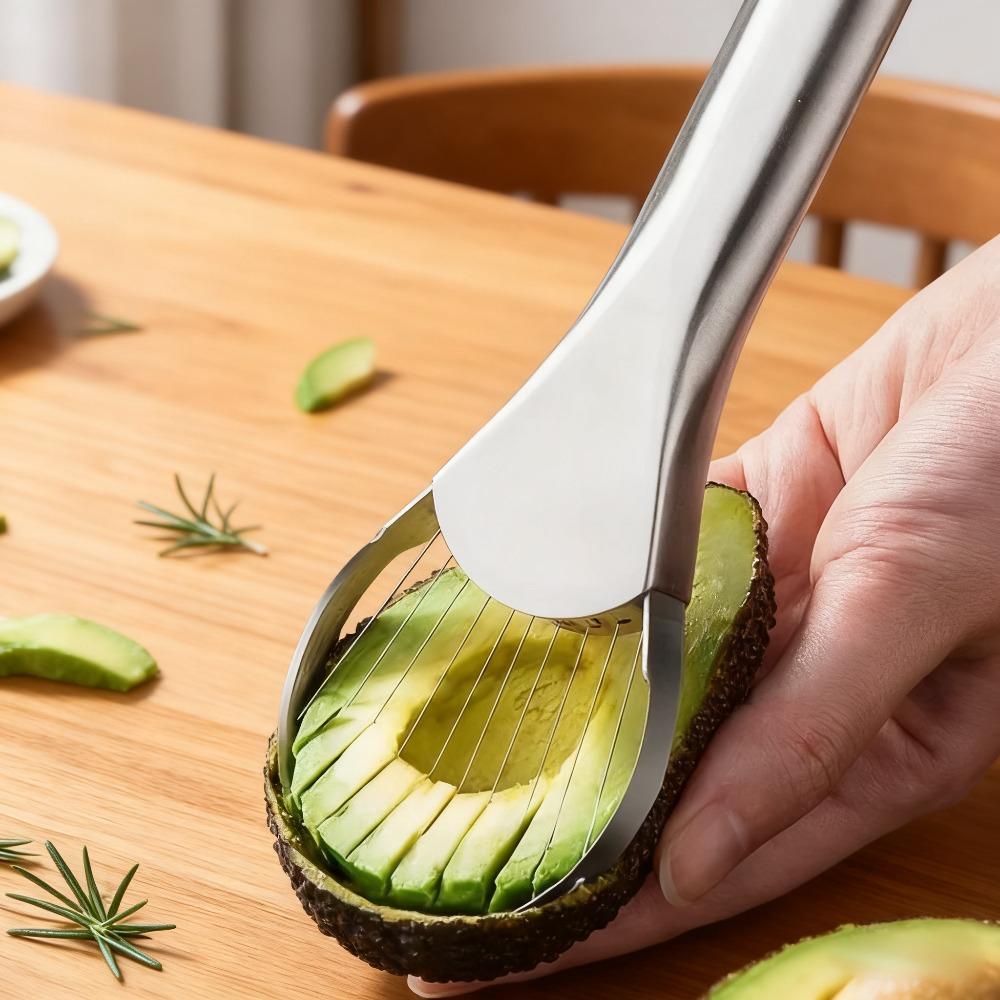 2 in 1 アボカドナイフ ステンレス製カッター キッチン - Avocado Slicer Tool のレビューと価格