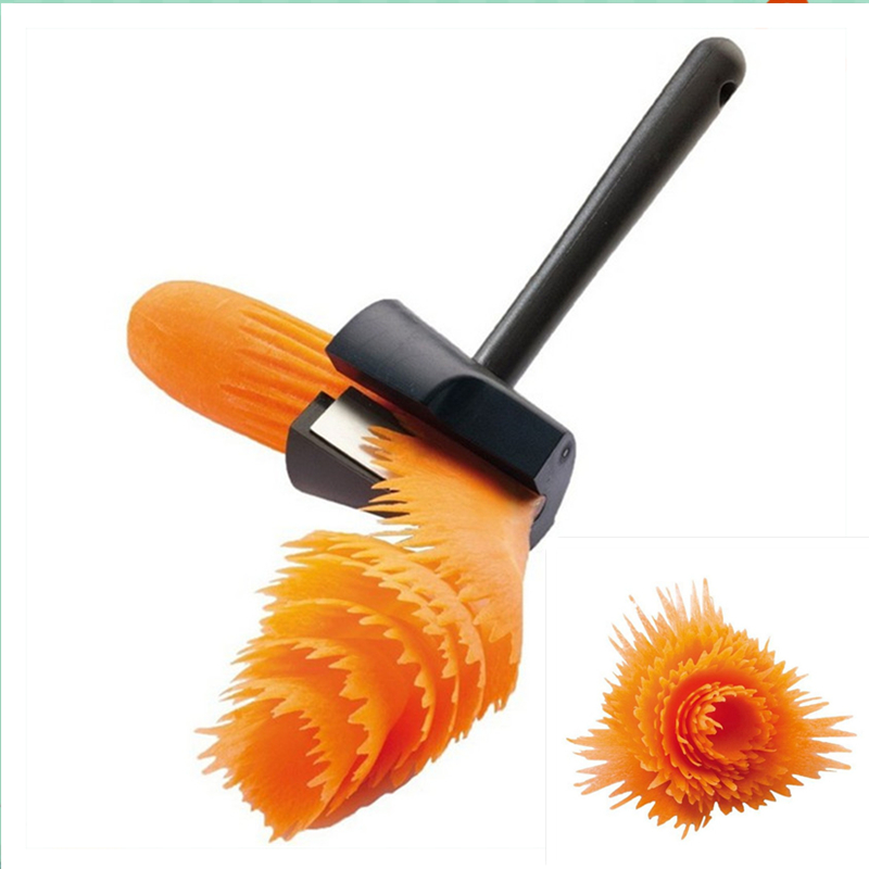 鋸歯状の果物と野菜のペアリングナイフ、スライサーシュレッダー - Kitchen Gadget Amazon のレビューと価格