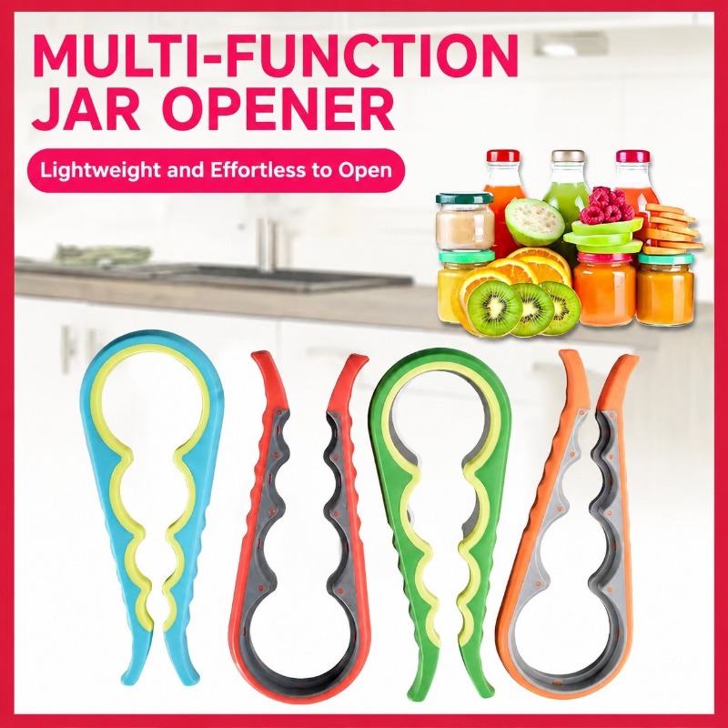 多機能4-in-1キッチンツール：瓶オープナー、蓋オープナー - Kitchen Gadgets You Must Have のレビューと価格