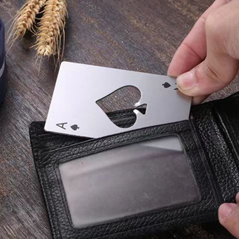 ビール栓抜きポーカーカードワインボトルオープナー多機能キッチ - Kitchen Gadgets To Gift のレビューと価格