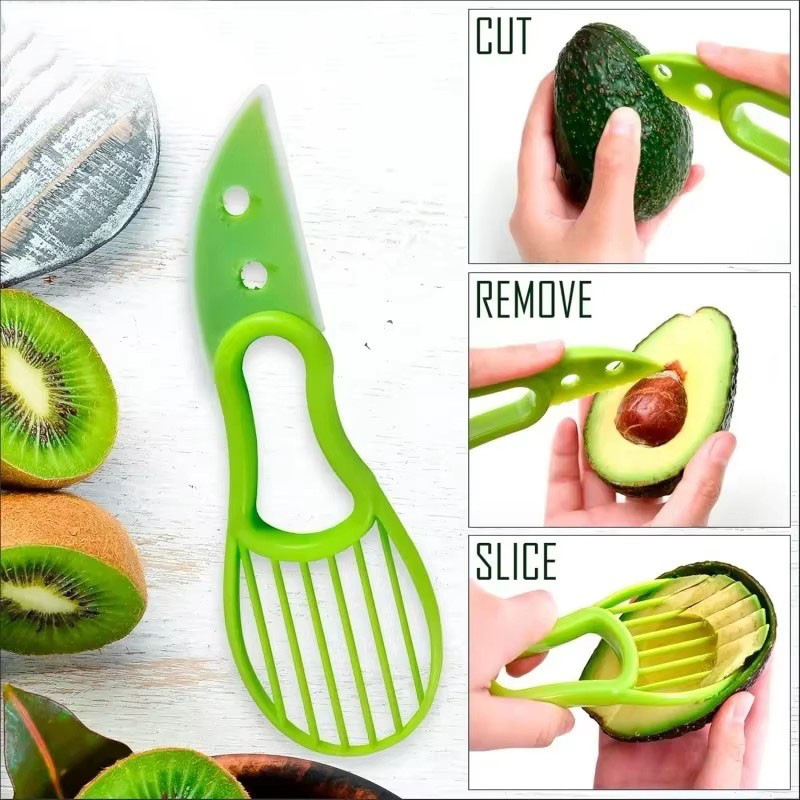 1/2/3個入り 3-in-1 アボカドスライサー、芯抜き、 - Avocado Slicer Tool のレビューと価格
