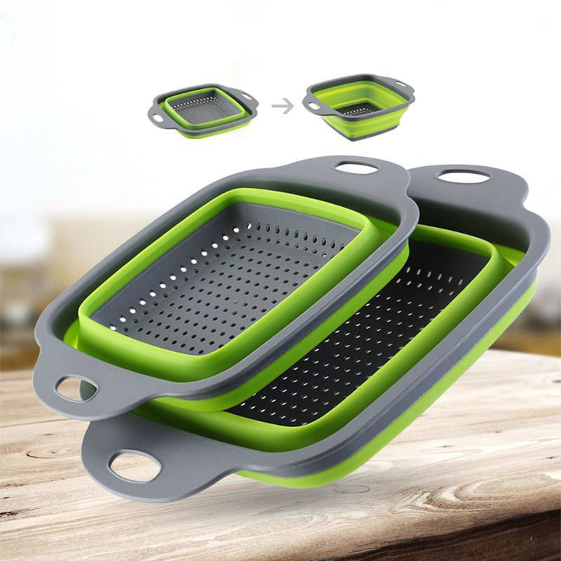 LMETJMA 正方形折りたたみザルシリコーンキッチン折りた - Kitchen Gadgets Dropshipping のレビューと価格