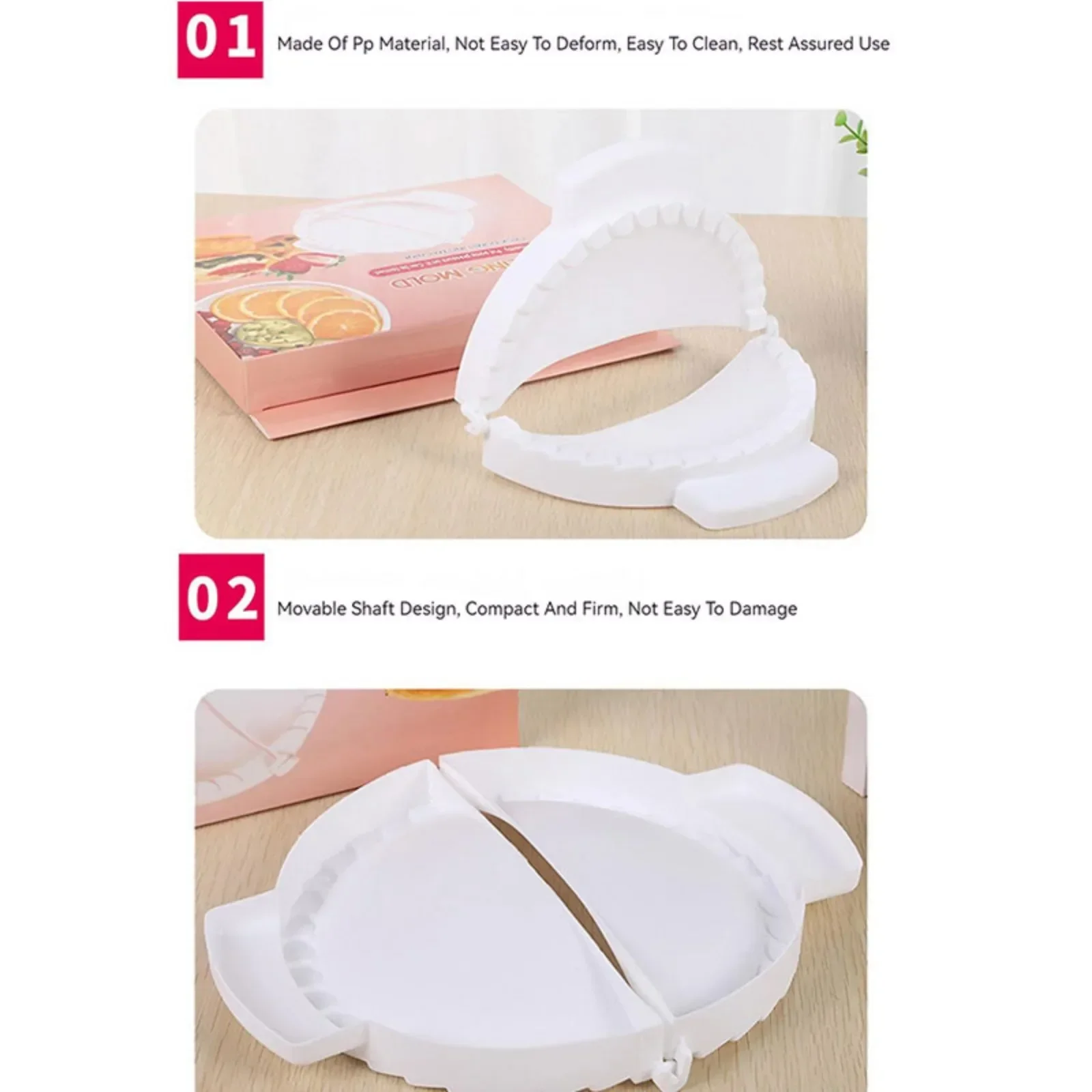 DIY 餃子型プレスキッチンアクセサリーピエロギメーカーペス - Kitchen Gadgets China のレビューと価格