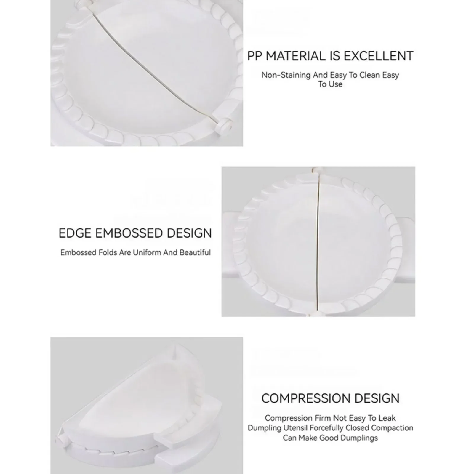 DIY 餃子型プレスキッチンアクセサリーピエロギメーカーペス - Kitchen Gadgets China のレビューと価格