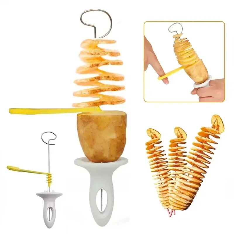 キッチン旋風ポテトスパイラルカッターポテトタワー製造機野菜ス - Kitchen Gadget Amazon のレビューと価格