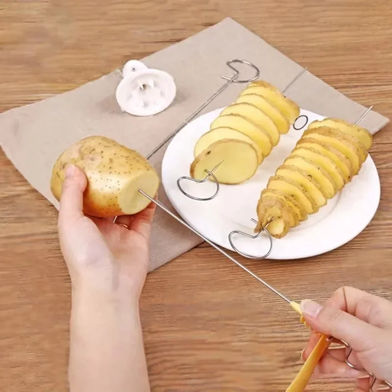 キッチン旋風ポテトスパイラルカッターポテトタワー製造機野菜ス - Kitchen Gadget Amazon のレビューと価格