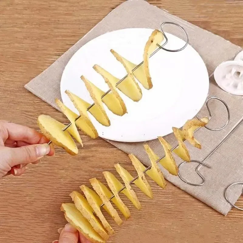 キッチン旋風ポテトスパイラルカッターポテトタワー製造機野菜ス - Kitchen Gadget Amazon のレビューと価格