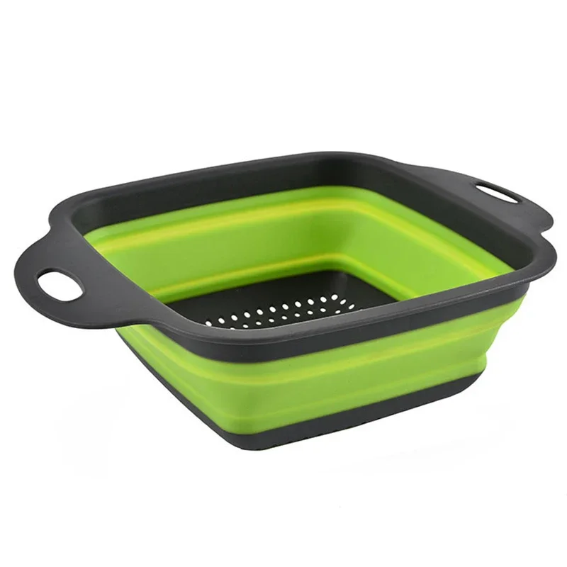 新しい折りたたみ野菜洗濯バスケット野菜果物フィルターポータブ - Kitchen Gadget Amazon のレビューと価格