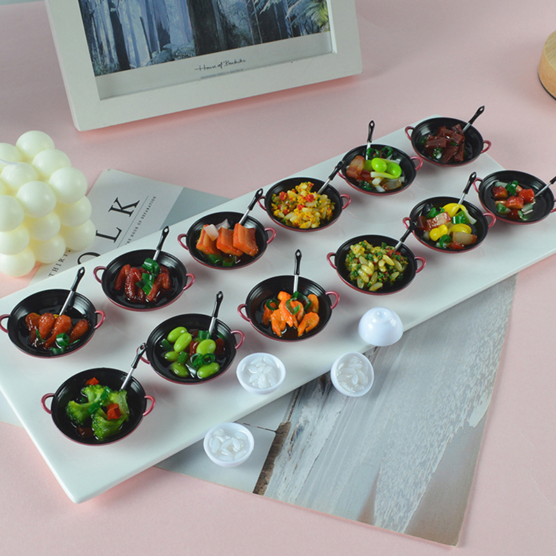 ドールハウスミニチュア DIY アクセサリーミニ金属調理鍋食 - Kitchen Gadgets China のレビューと価格