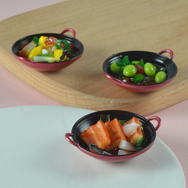 ドールハウスミニチュア DIY アクセサリーミニ金属調理鍋食 - Kitchen Gadgets China のレビューと価格