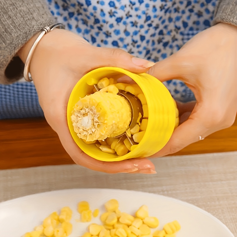 コーンストリッパーピーラーツール 手動穀粒除去器 多機能野菜 - Kitchen Gadget Amazon のレビューと価格