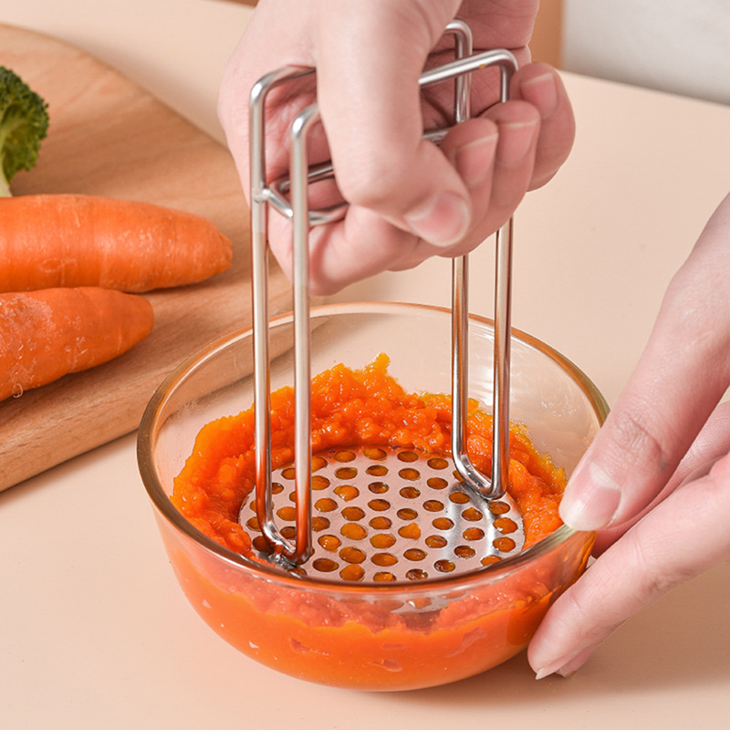 ステンレス製ポテトマッシャー、野菜マッシャー、野菜・果物プレ - Kitchen Gadget Amazon のレビューと価格