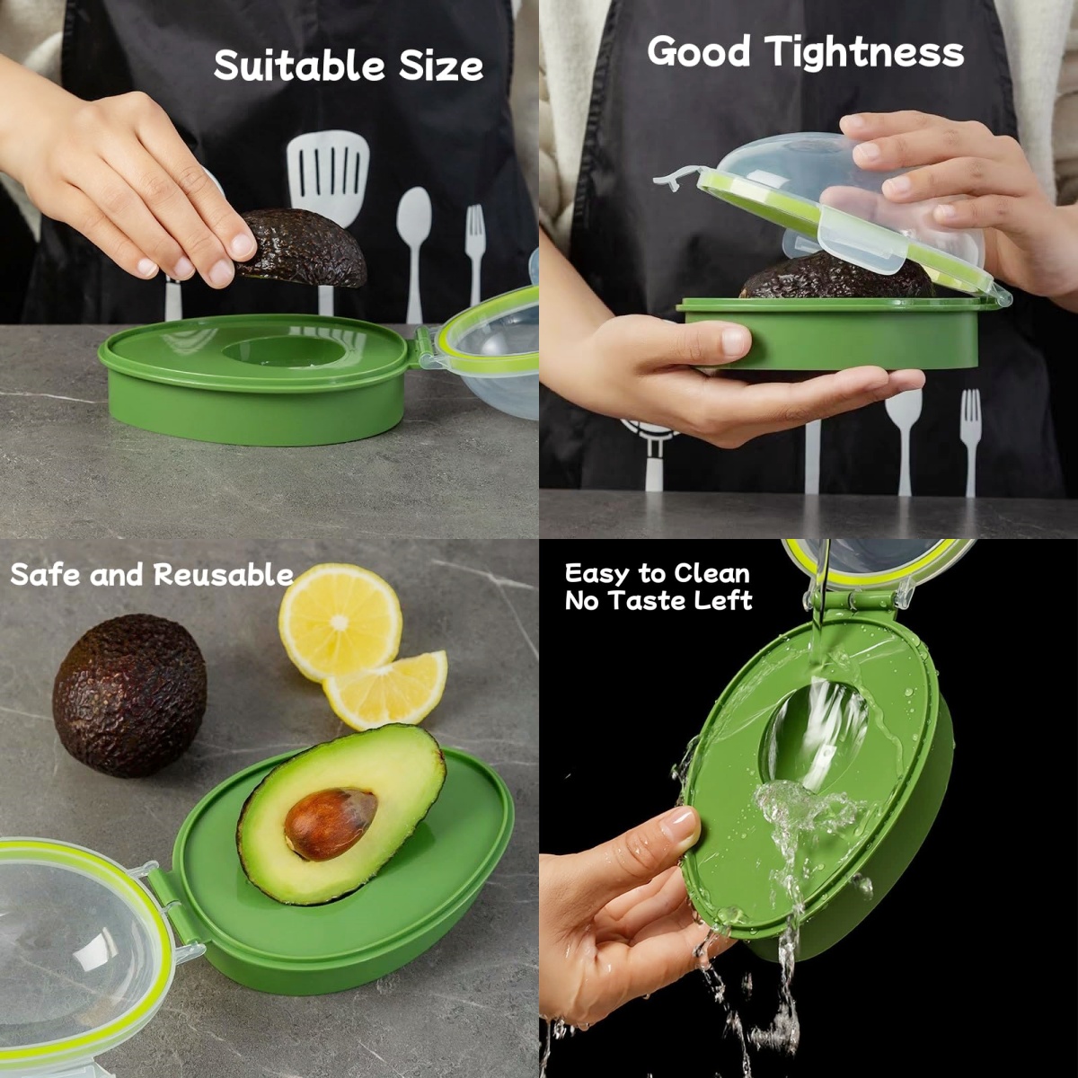 アボカド保存ボックス 再利用可能なクリスパーフルーツスライサ - Avocado Slicer Tool のレビューと価格