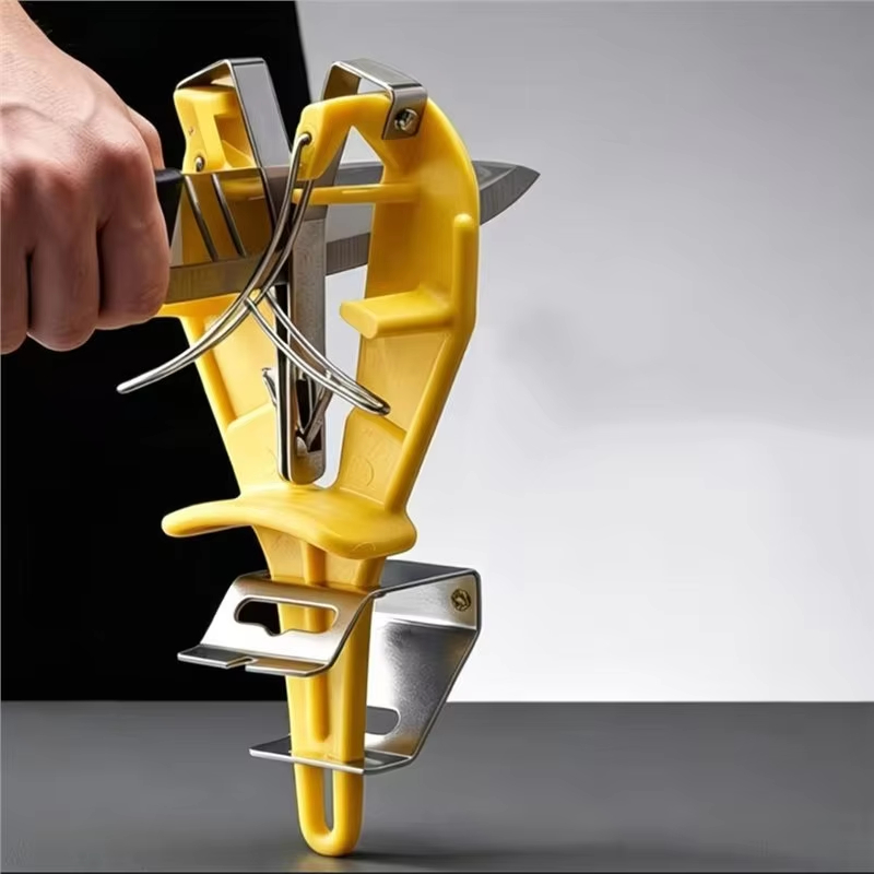 ステンレス製ナイフシャープナー、手動ナイフ研ぎツール、必須の - Kitchen Gadgets You Must Have のレビューと価格