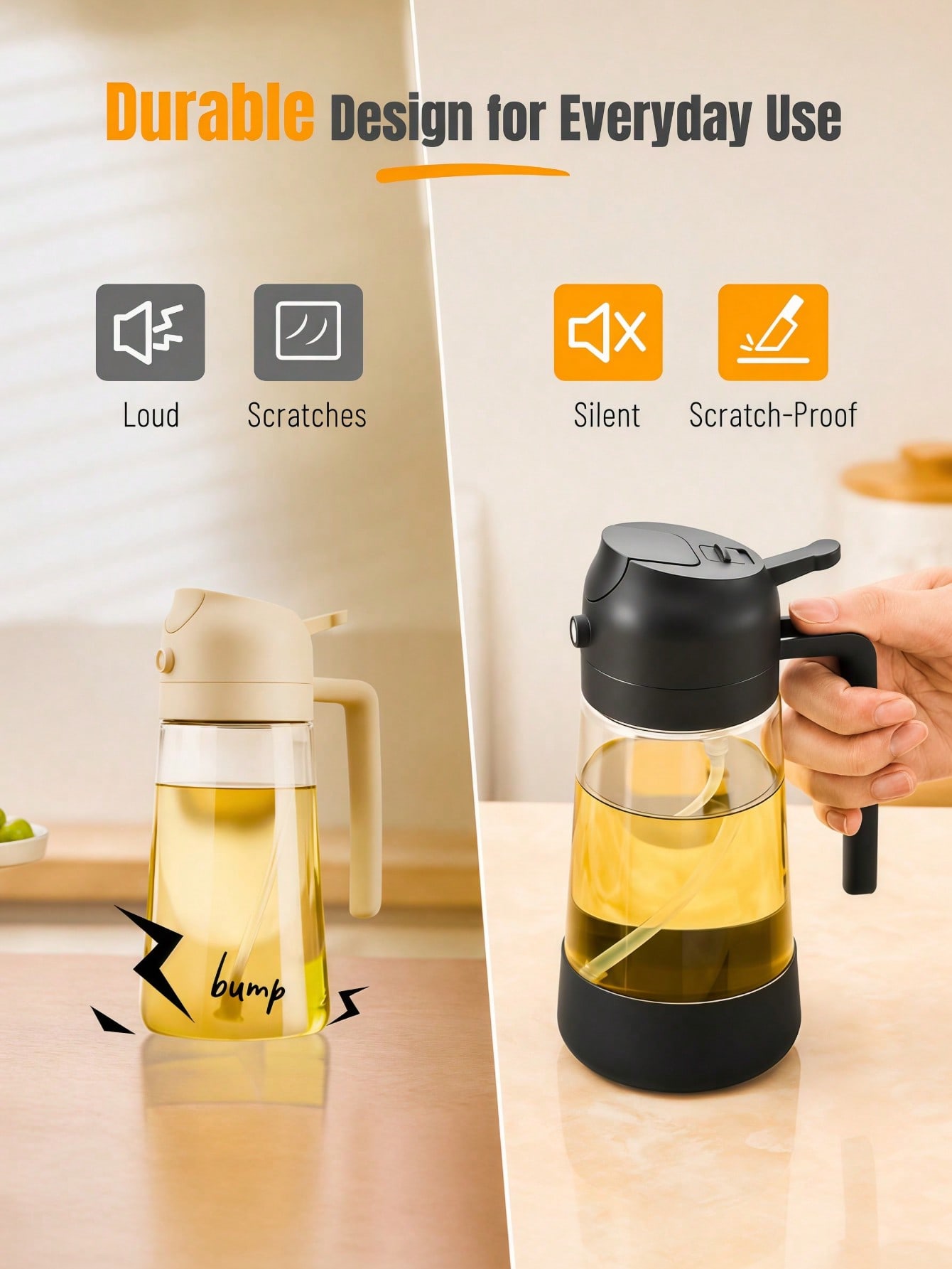 2個セット 2-in-1 オイルスプレーヤー＆ポアディスペン - Kitchen Gadgets You Must Have のレビューと価格