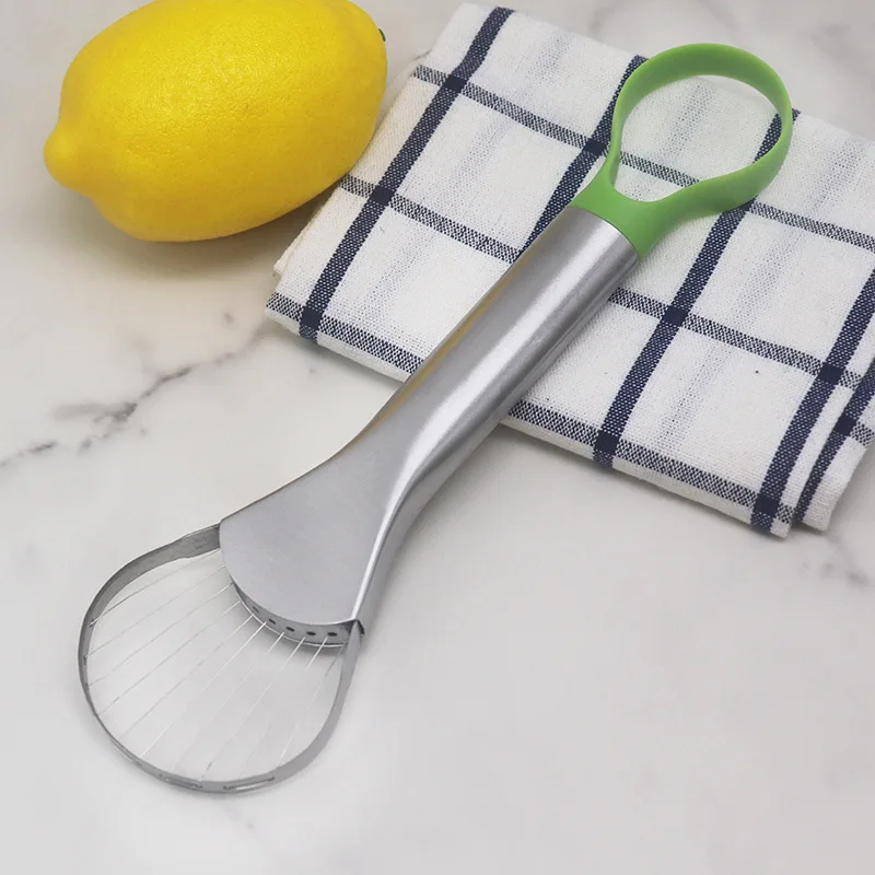 ステンレス製アボカドスライサー 2 in 1 フルーツピーラ - Avocado Slicer Tool のレビューと価格
