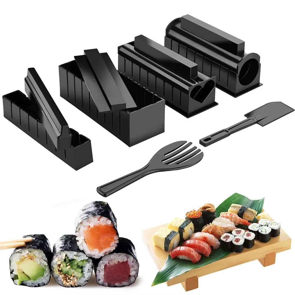 3/10個セット 日本の寿司メーカー 3種類の形状 寿司作り - Kitchen Gadget Amazon のレビューと価格