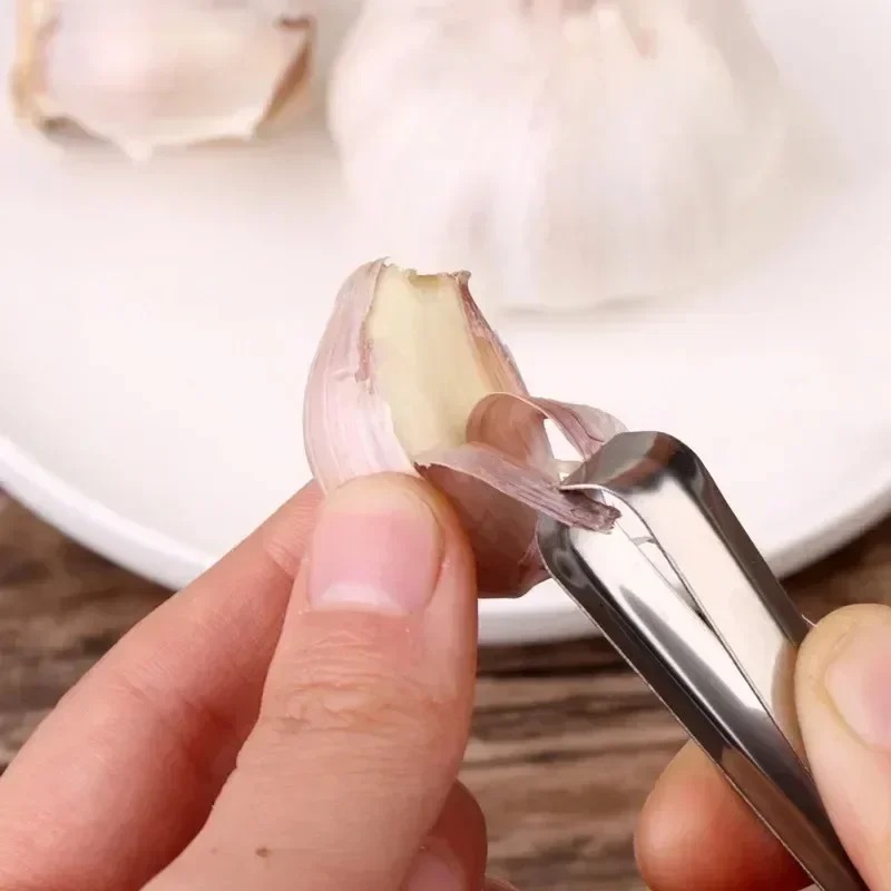 10/1個入り ステンレス製ニンニク皮むき器 ニンニク皮むき - Kitchen Gadget Amazon のレビューと価格