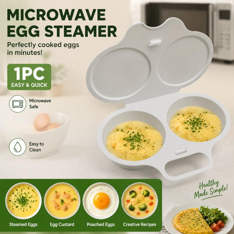 電子レンジ用蒸し卵ボックス、朝食、弁当、ランチの作成に、キッ - Kitchen Gadgets To Gift のレビューと価格
