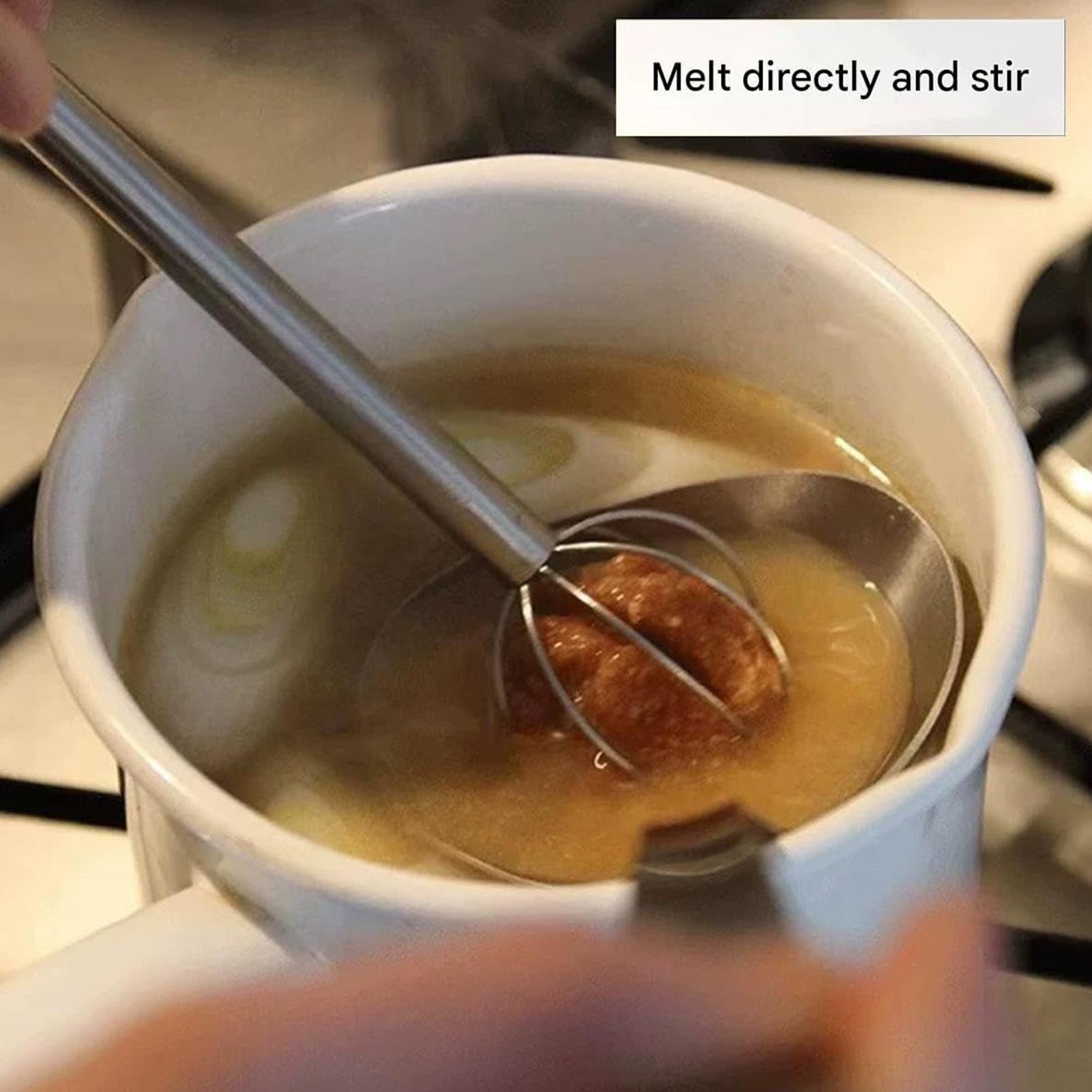 味噌かき混ぜ棒 304 ステンレス鋼 ダブルヘッド泡立て器  - Kitchen Gadgets Products のレビューと価格