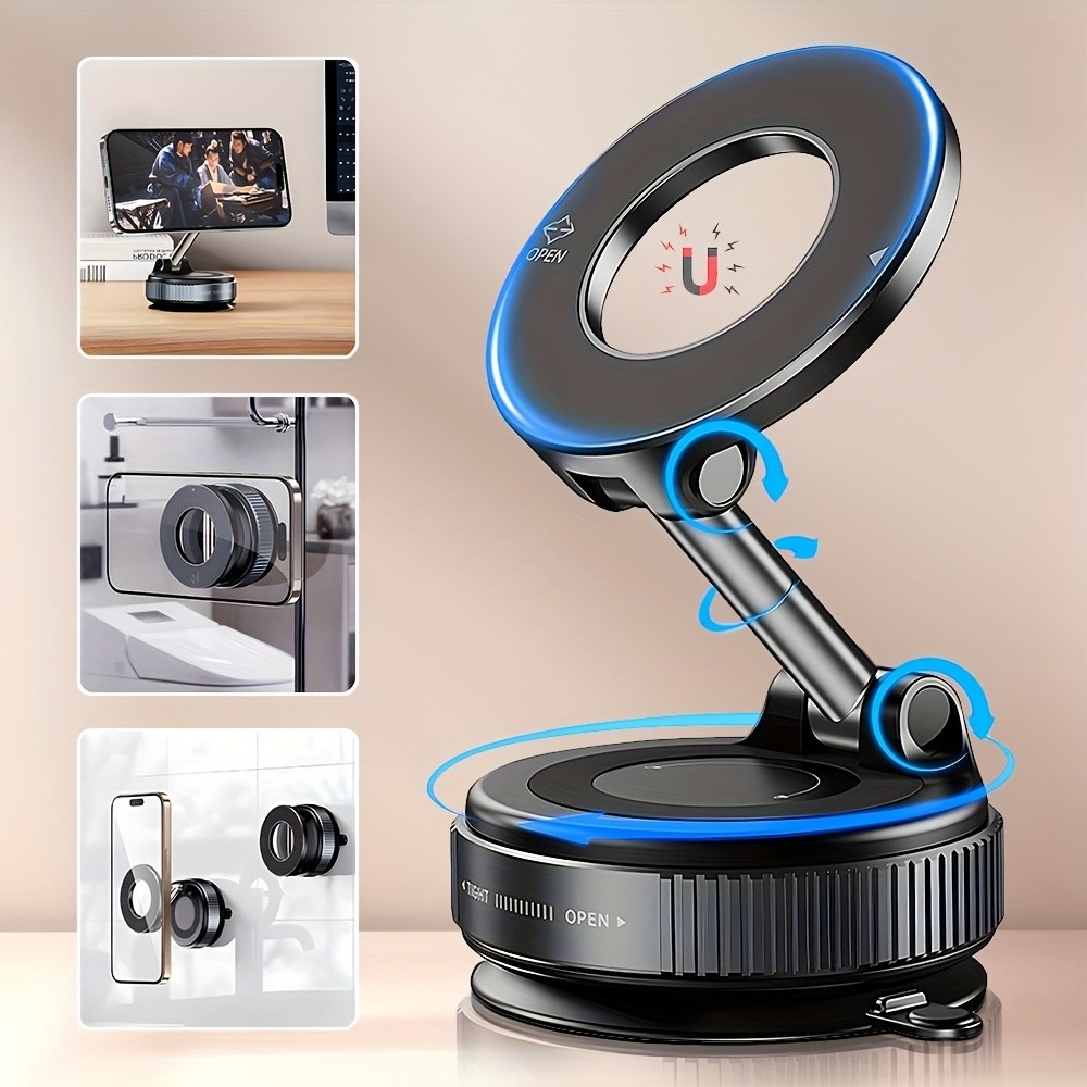 吸盤式磁気携帯電話ホルダー 真空吸着式携帯電話スタンドブラケ - Kitchen Gadgets Dropshipping のレビューと価格